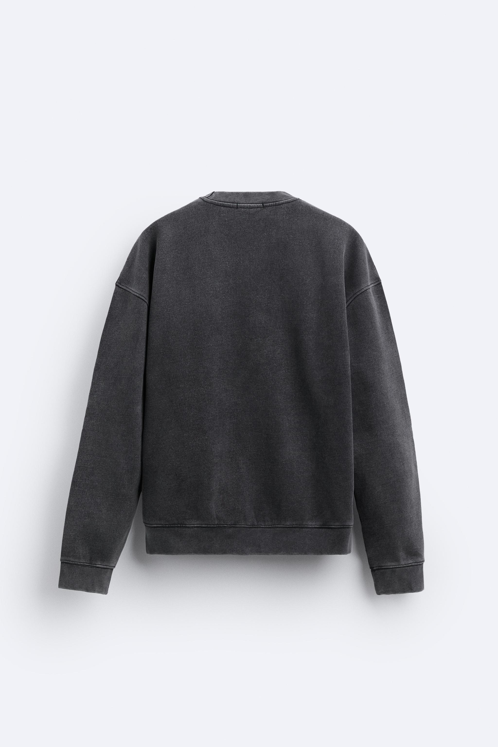 Dark grey 2025 crew neck sweatshirt