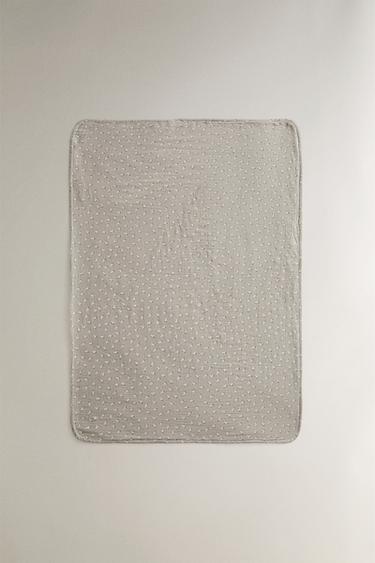 COTTON CHICKS BABY BLANKET - رمادي الخاص بـ Zara - صورة 0