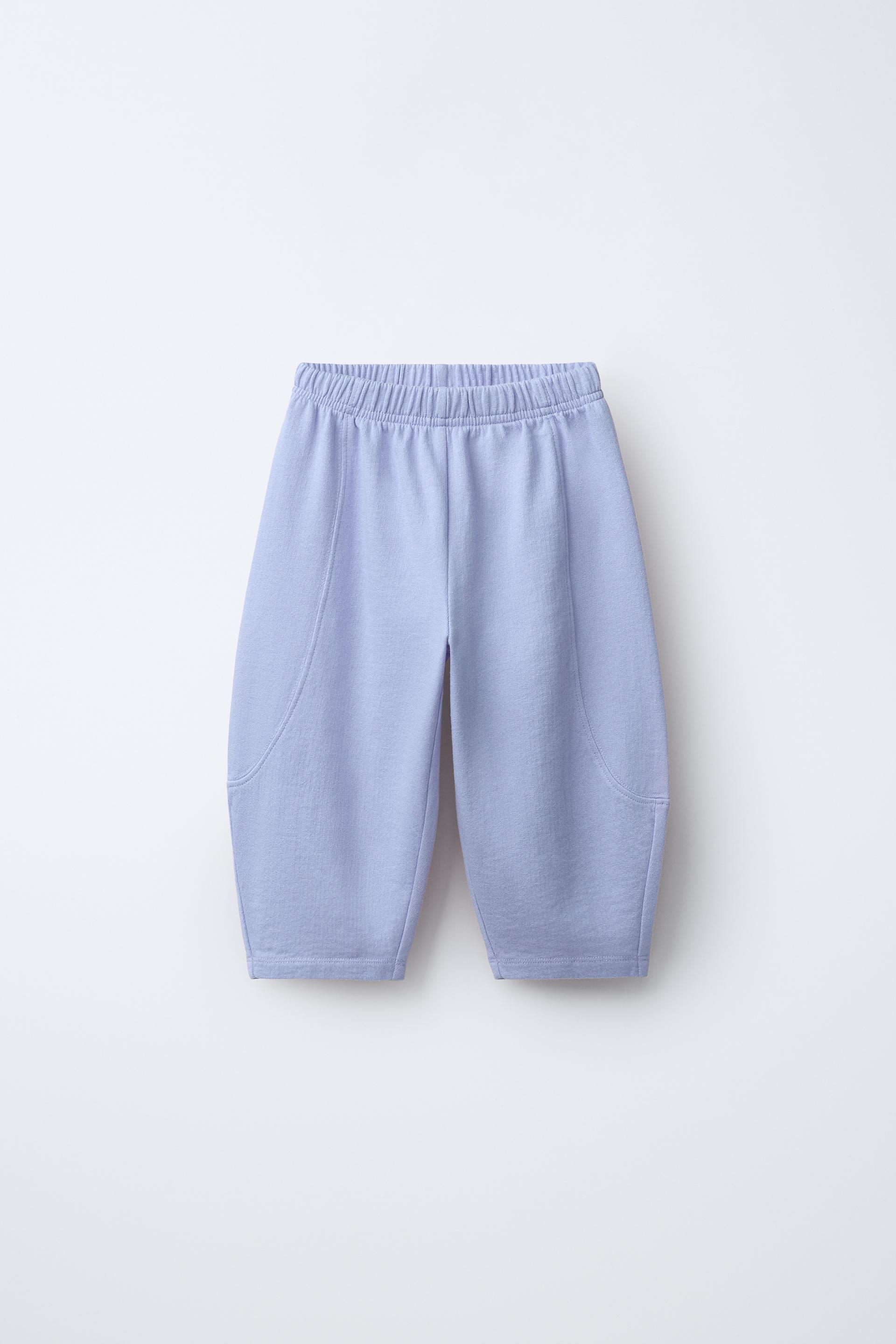 Plain Balloon Plush Trousers