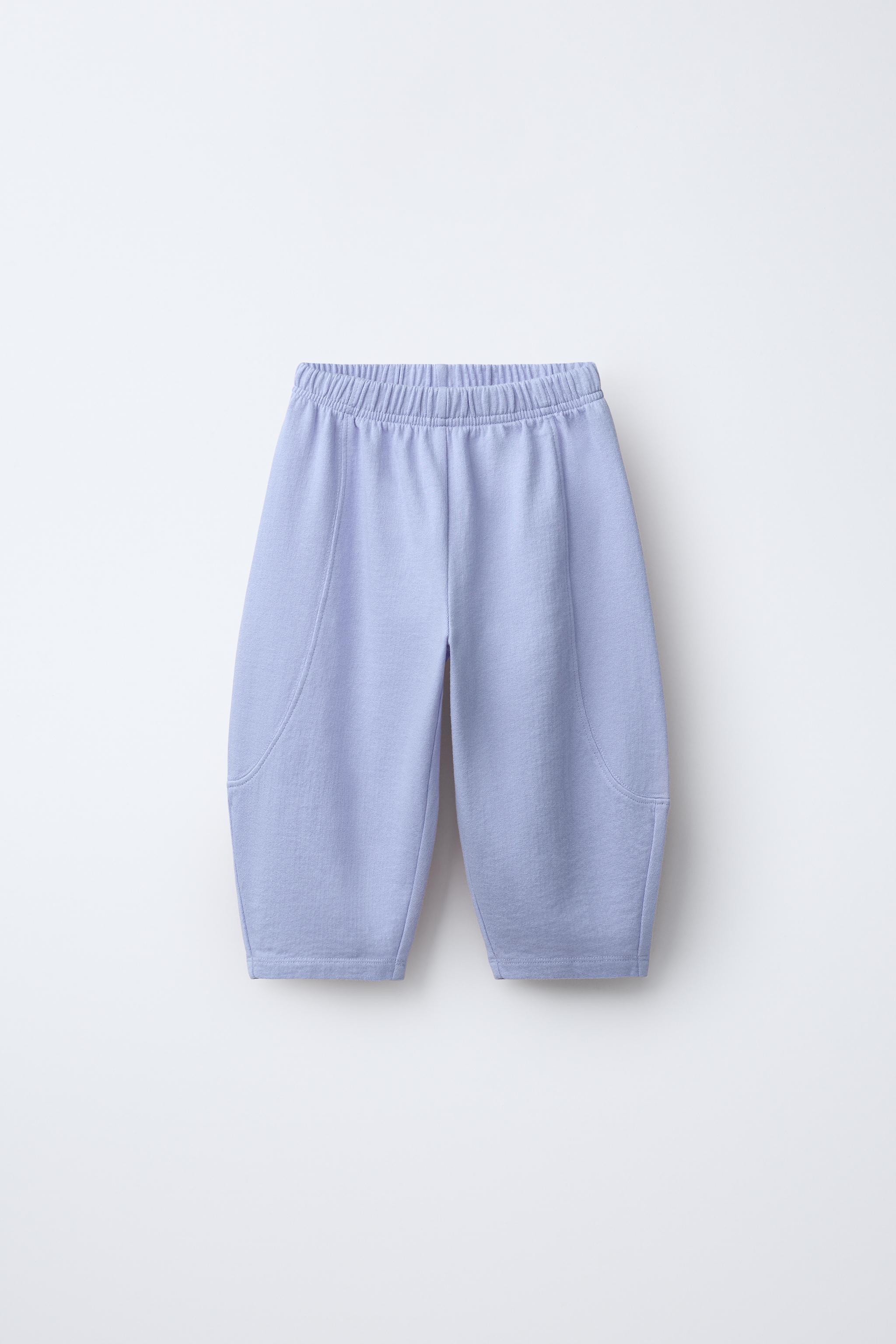 PANTALON EN MOLLETON BALLOON UNI