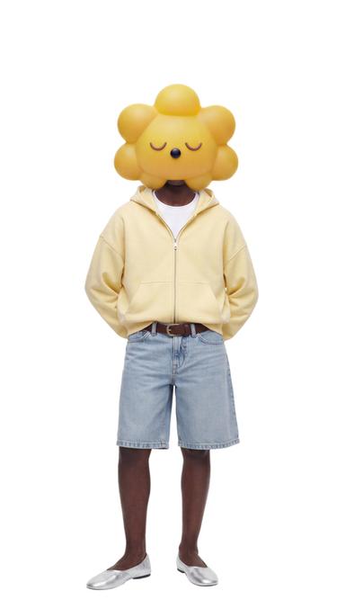 ZIP-UP PLUSH HOODIE - Vanilla by Zara