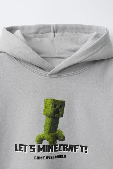 SWEAT À CAPUCHE MINECRAFT © MOJANG AB. ™ - Gris perle de Zara - Image 2