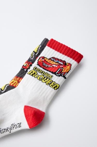 LOT DE DEUX PAIRES DE CHAUSSETTES RAYO MCQUEEN © DISNEY - Rouge de Zara - Image 1