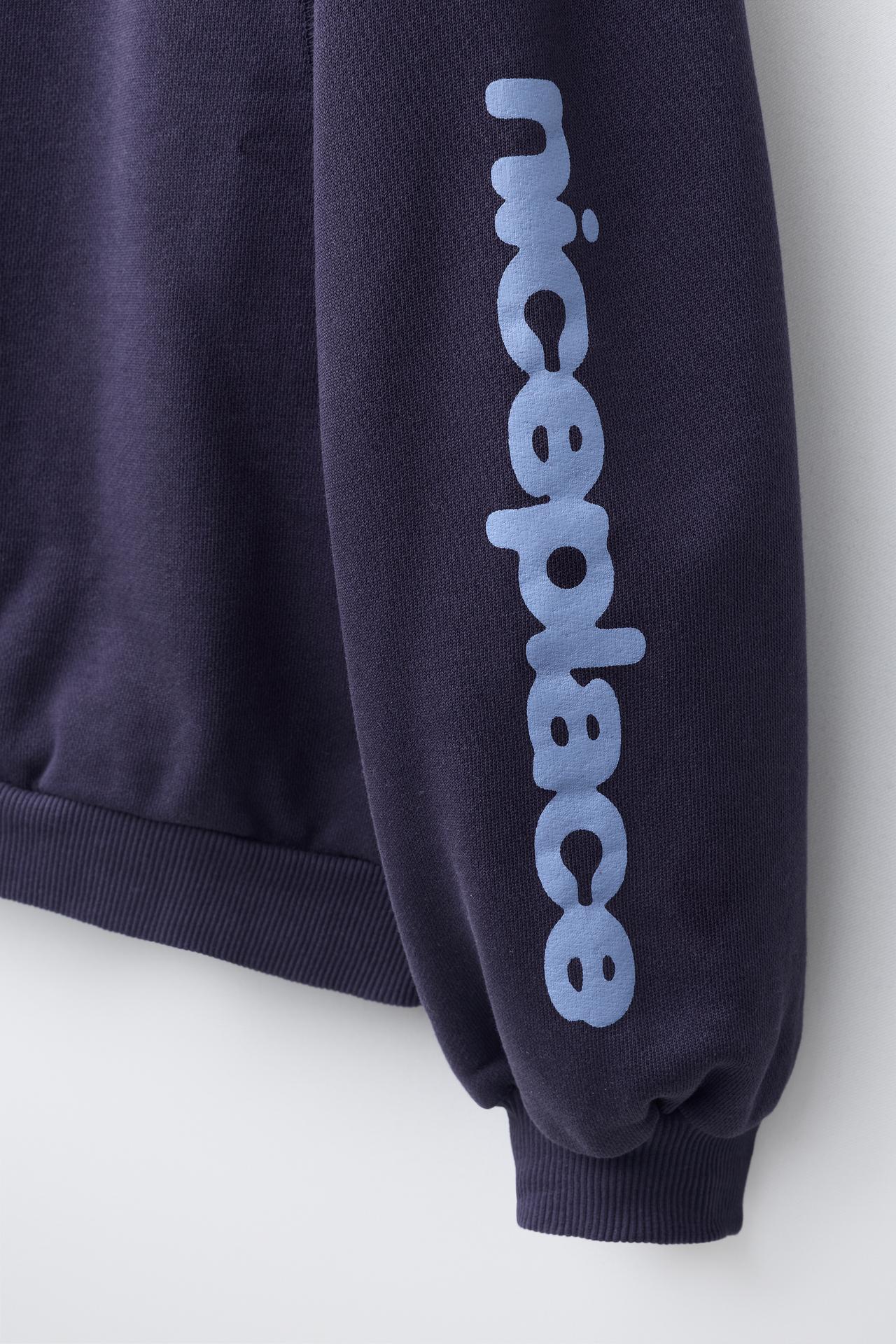 PATCH SWEATSHIRT — Purple