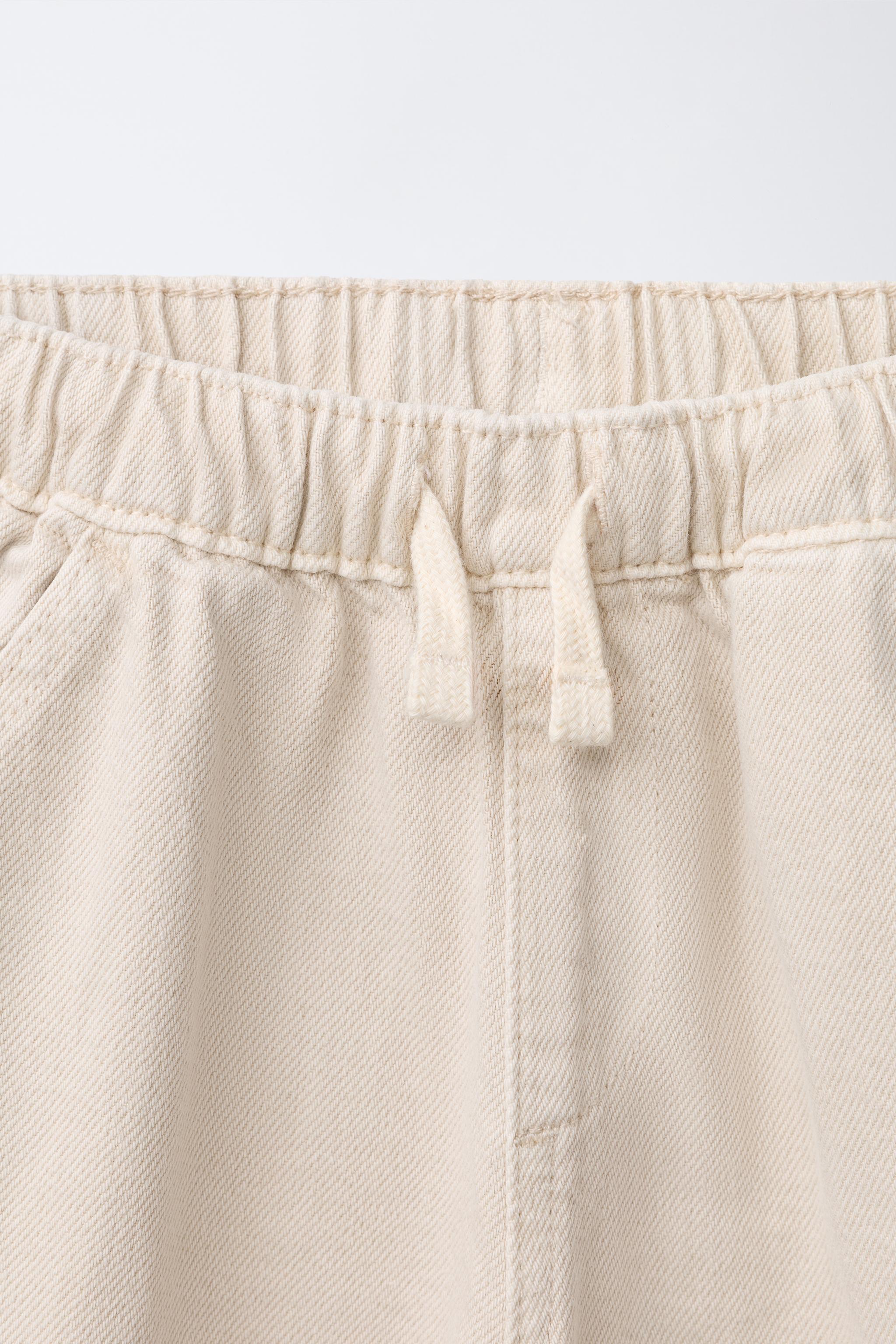 PANTALON BAGGY EN SERGÉ
