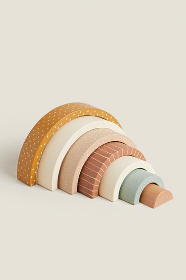 CHILDREN'S TOY RAINBOW BLOCKS - Multicoloured by Zara - Image 2