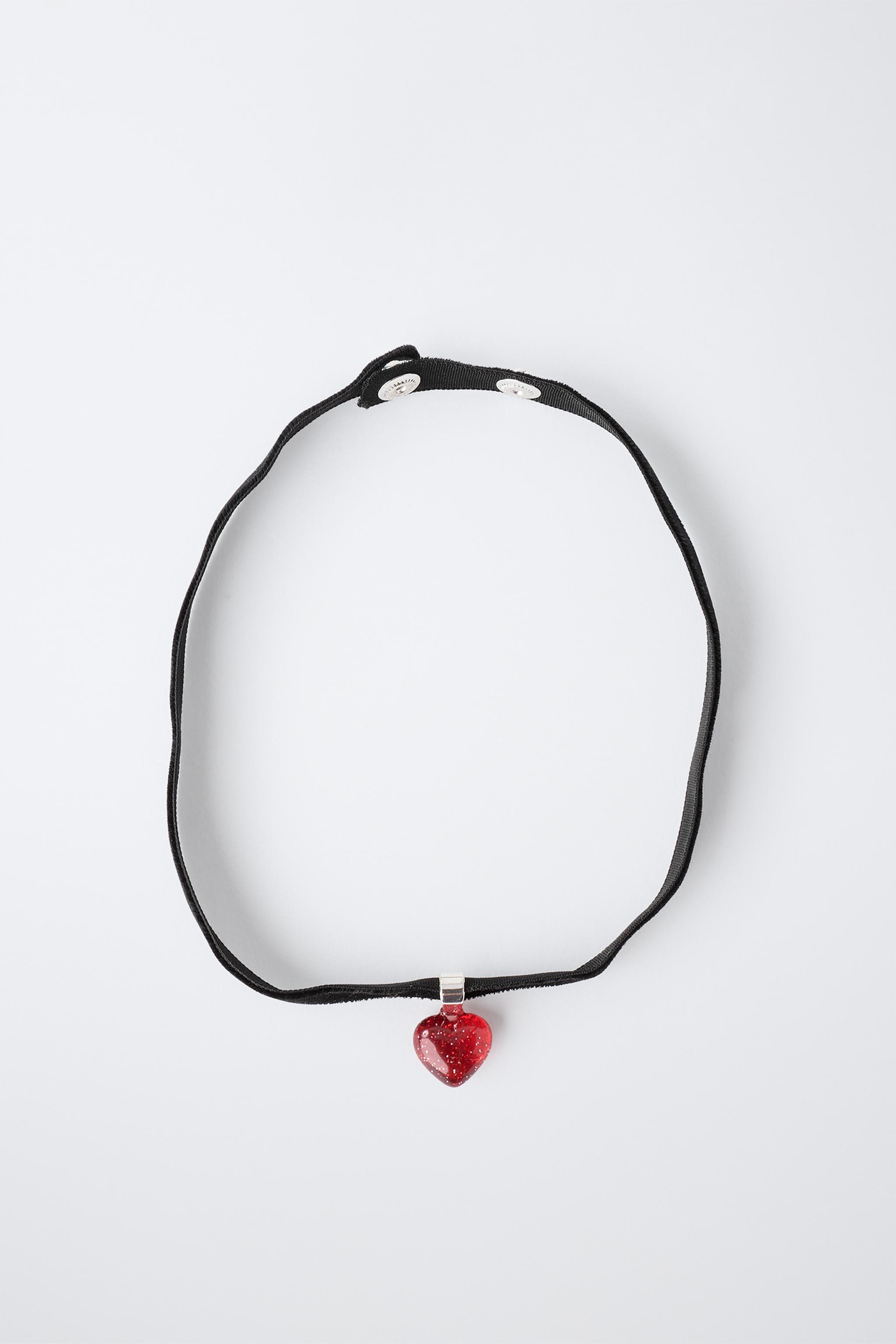 COLLIER CHOKER CŒUR DÉGUISEMENT VAMPIRE