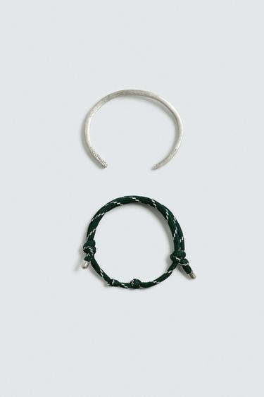 PACK OF 2 ASSORTED BRACELETS - Silver by Zara - Image 2