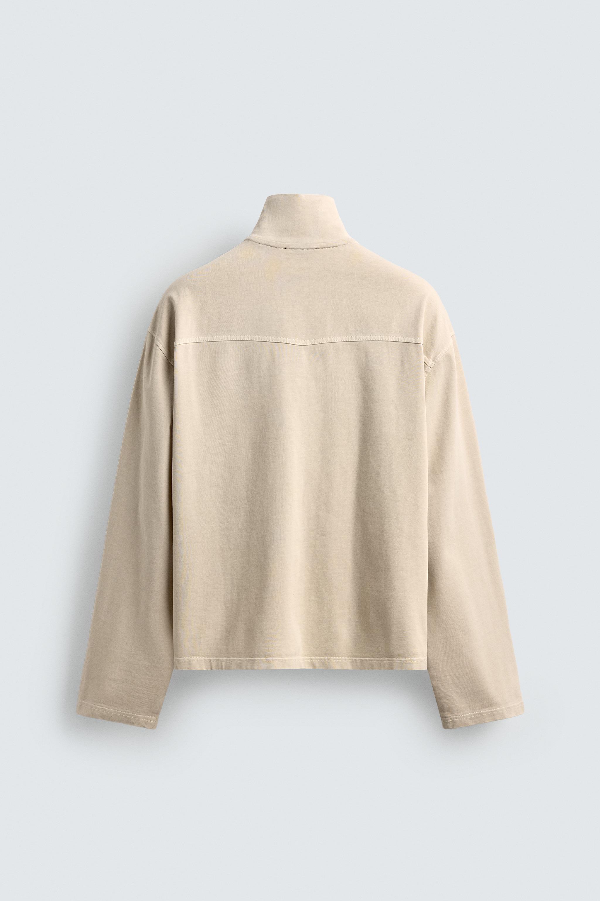 SWEAT DÉLAVÉ ZIPPÉ