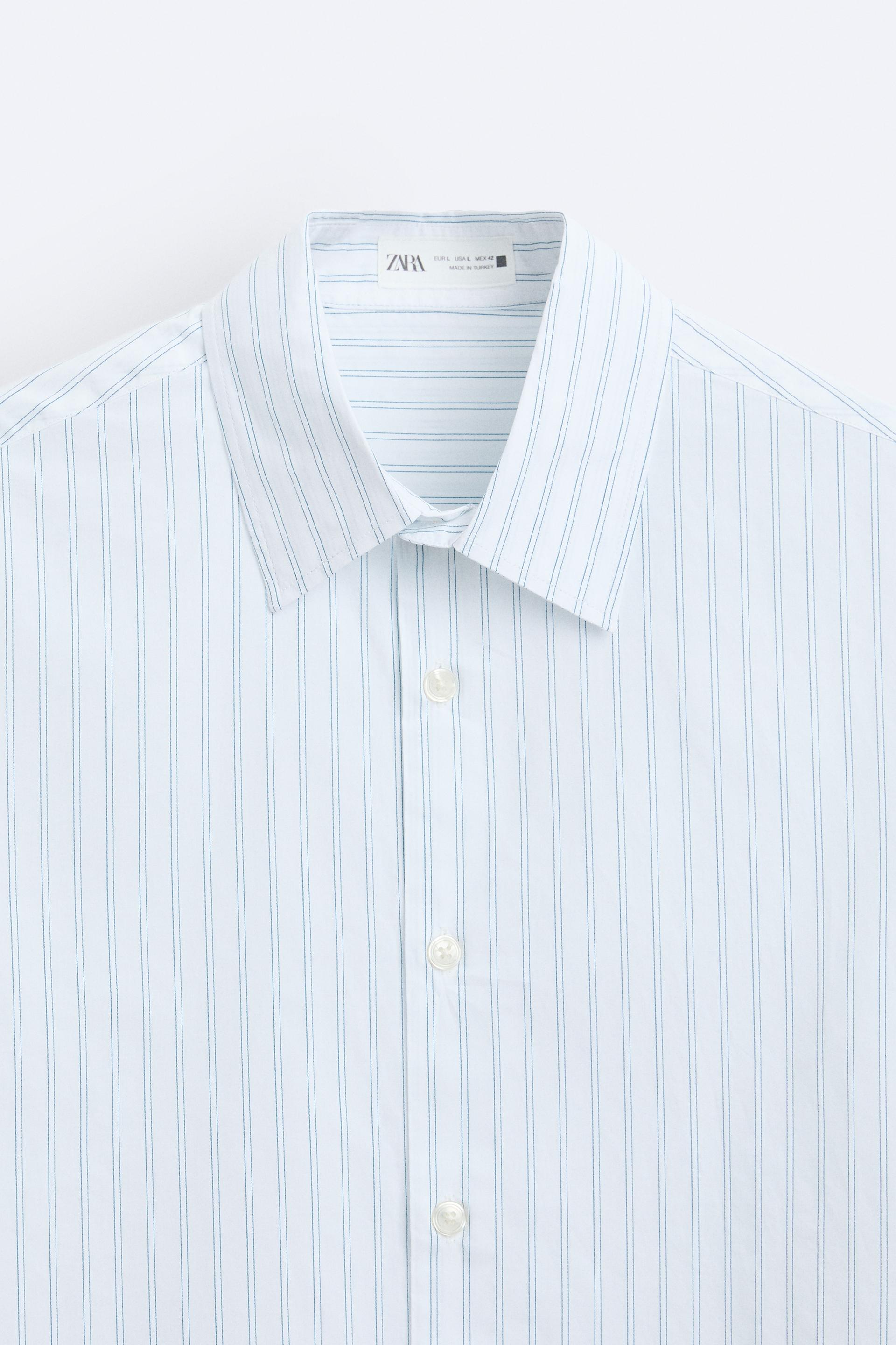 CAMISA ÀS RISCAS COMBINADAS - Branco