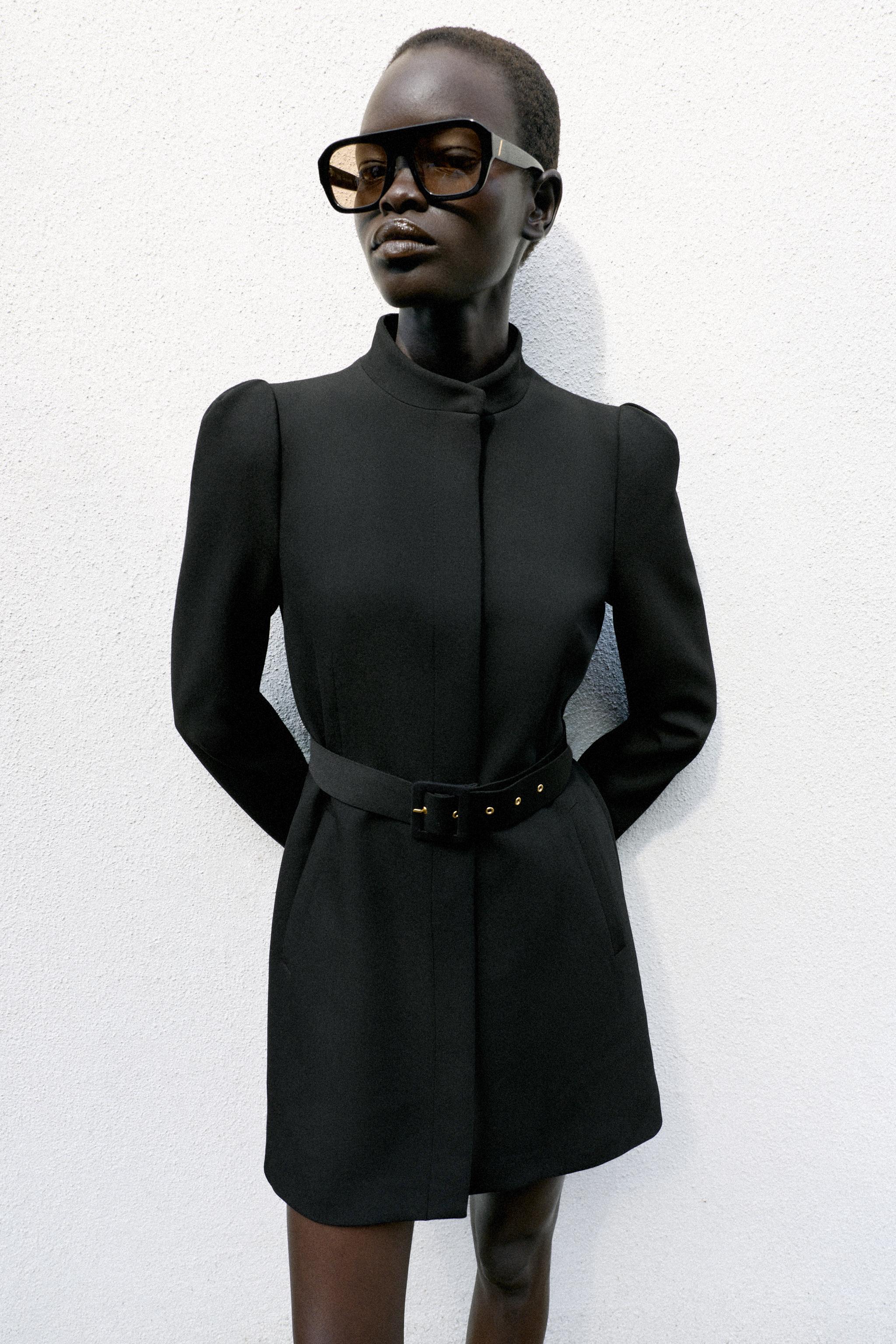 LONGUE VESTE CEINTURÉE