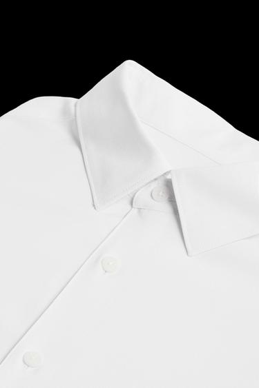 Zara STRETCH SHIRT - White