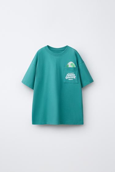 CAMISETA YOSHI SUPER MARIO BROS ™ © NINTENDO - Verde azul de Zara