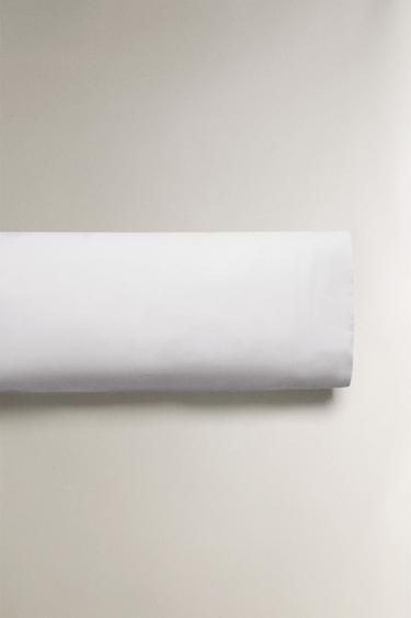 PERCALE PILLOWCASE (200 THREAD COUNT) - White by Zara - Image 4
