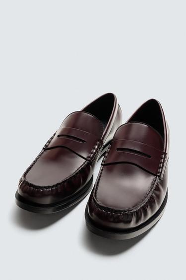 PENNY DRESS LOAFERS - Burgundy Red by Zara - Image 4