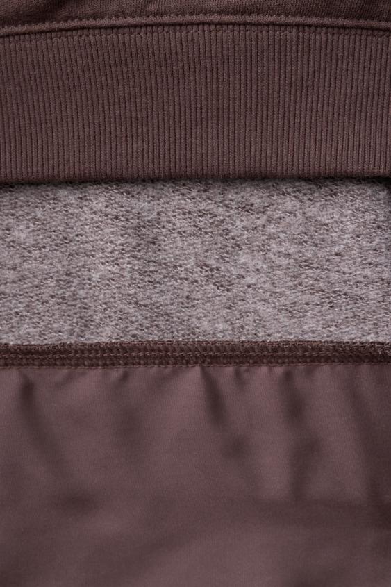 SWEAT À BAS EN DENTELLE - Marron de Zara - Image 3