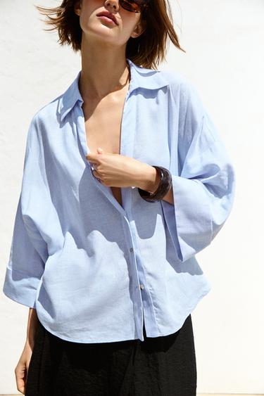 Image du produit - Blanc / Bleu ciel de Zara - Image 3