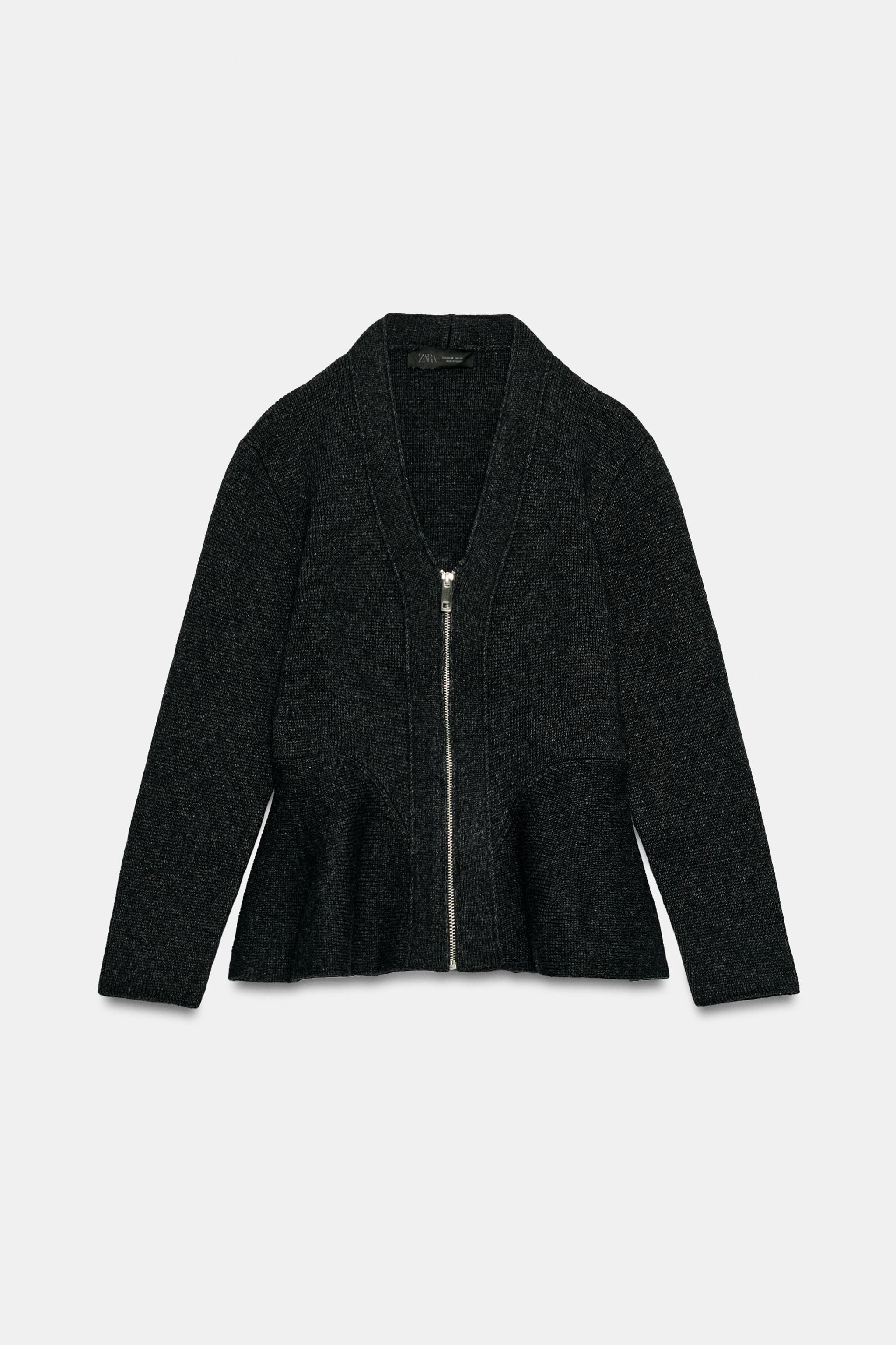 WOOL-BLEND PEPLUM JACKET