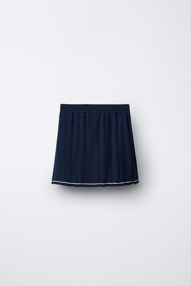 PENN © BOX PLEAT SKIRT - Dark navy by Zara - Image 1