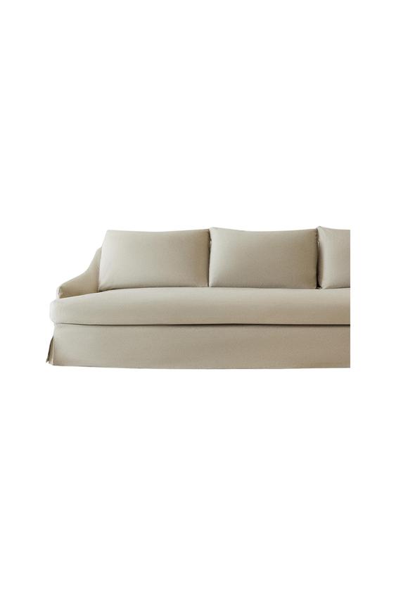 SOFA 01 COTTON COVER - Brown / Taupe by Zara - Image 0