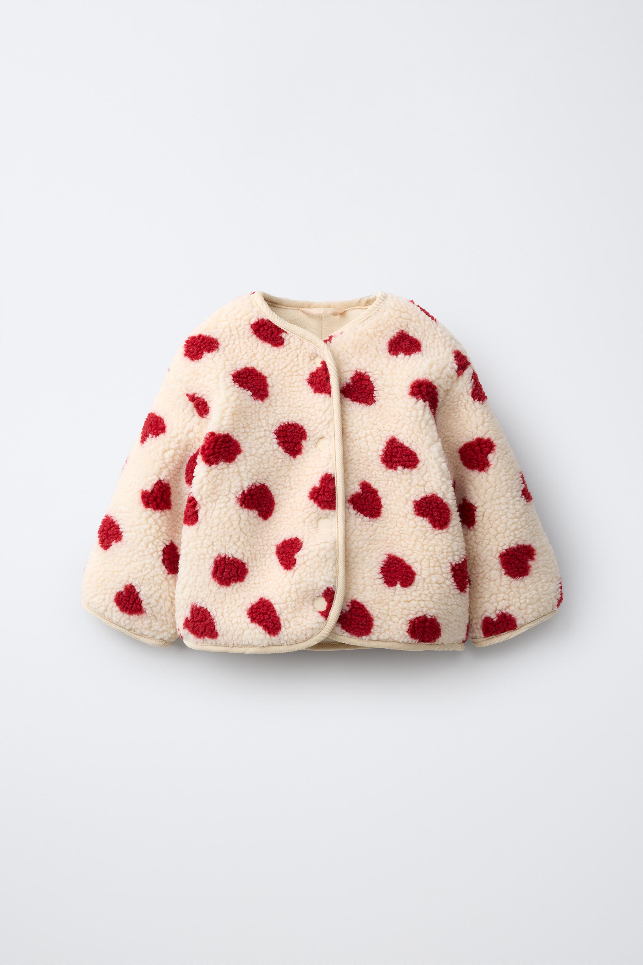 BLOUSON EFFET MOUTON CŒURS