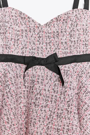 TOP STRUCTURÉ EN MATIÈRES VARIÉES - Rose de Zara - Image 6