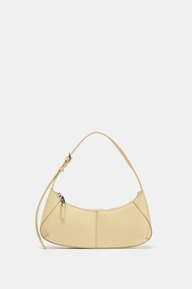 BOLSO DE HOMBRO ALARGADO - Amarillo Vainilla de Zara