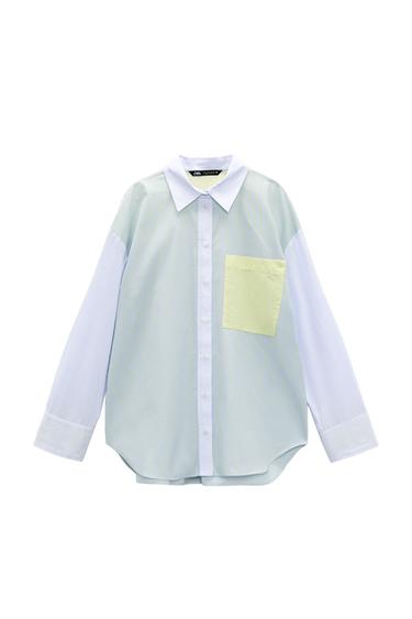 STRIPED POPLIN SHIRT