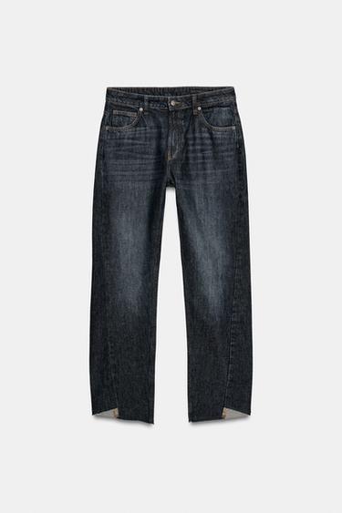 JEAN ZW COLLECTION THE SPLIT SEAM DROIT TAILLE BASSE - Bleu de Zara - Image 9