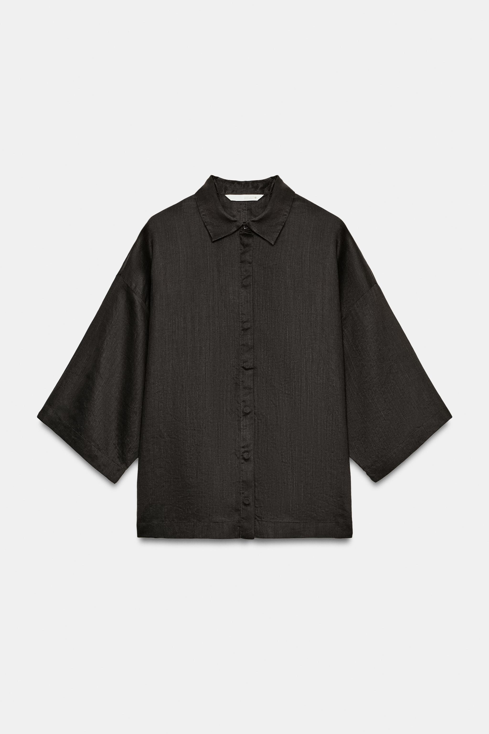 ZW COLLECTION FLOWY OVERSIZED SHIRT