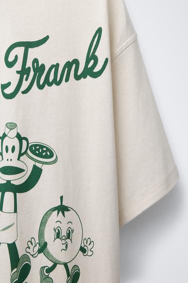 T-SHIRT IMPRIMÉ PAUL FRANK ® - Vert clair de Zara - Image 3