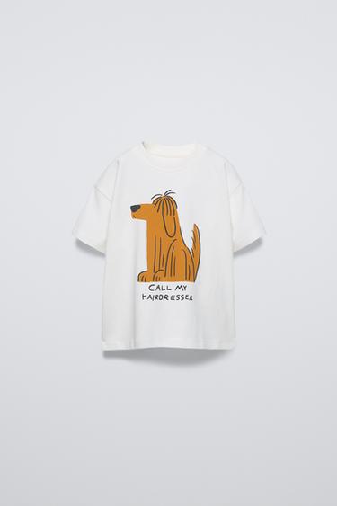 PRINTED T-SHIRT - White by Zara - Image 0