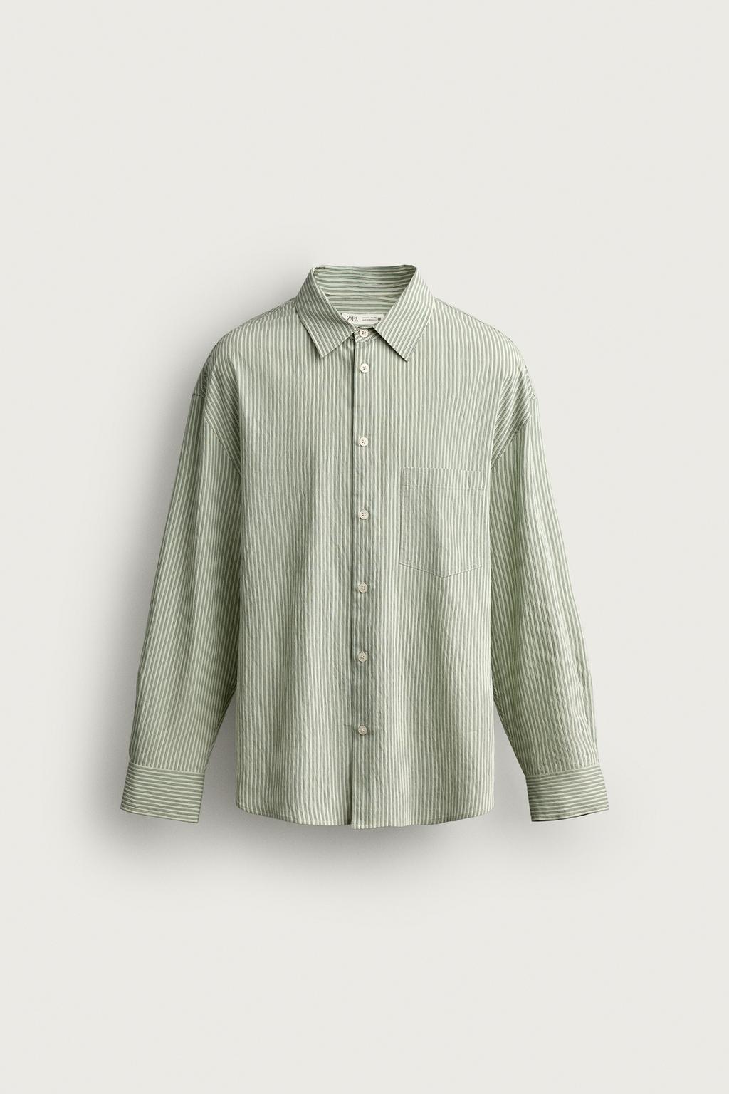 STRIPED FLOWING SHIRT