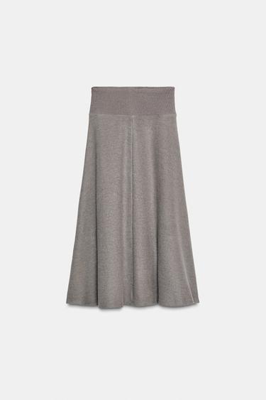 ΦΟΥΣΤΑ SOFT TRICOT - Γκρι του Zara