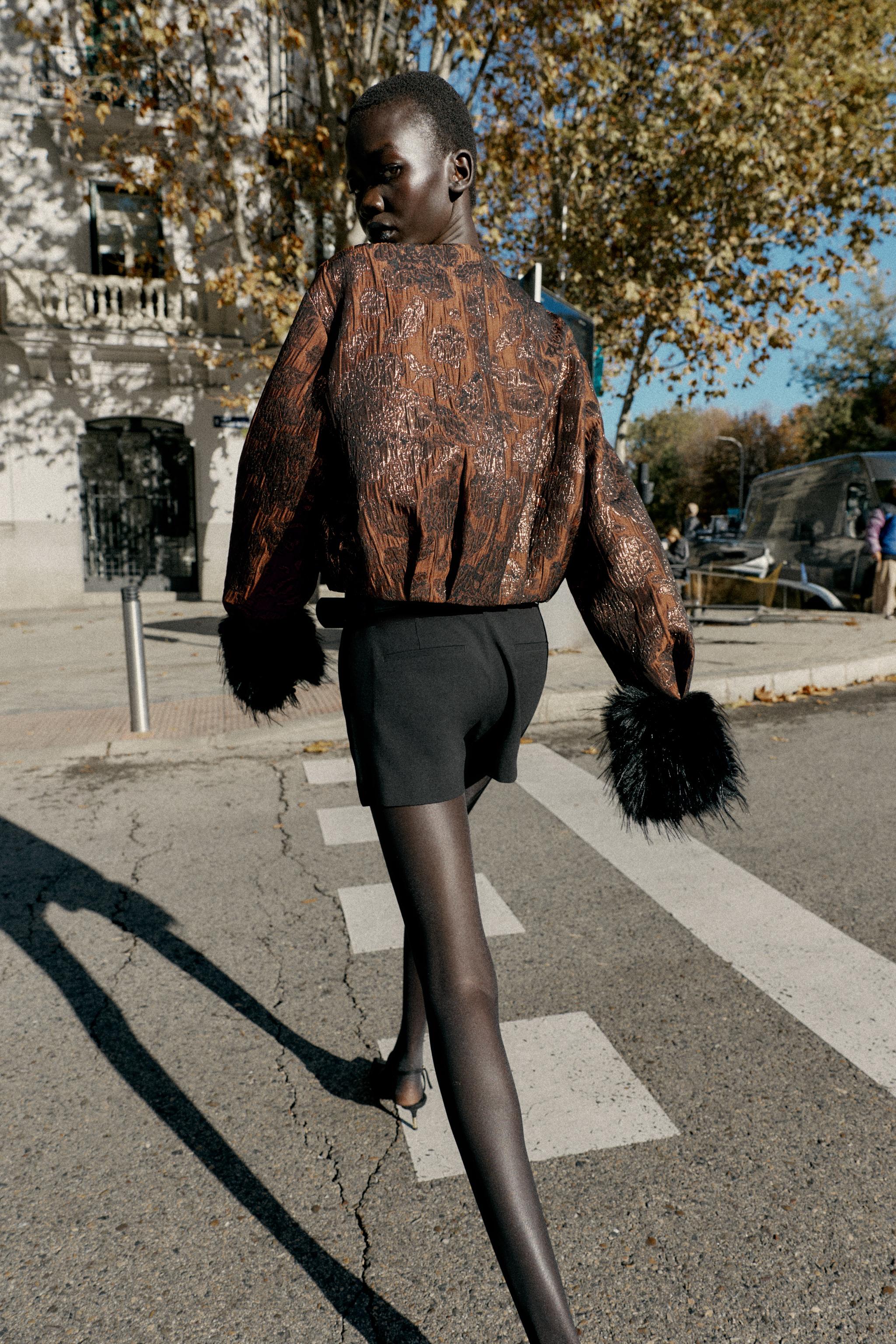 JUPE-CULOTTE TAILLE BASSE AVEC CEINTURE