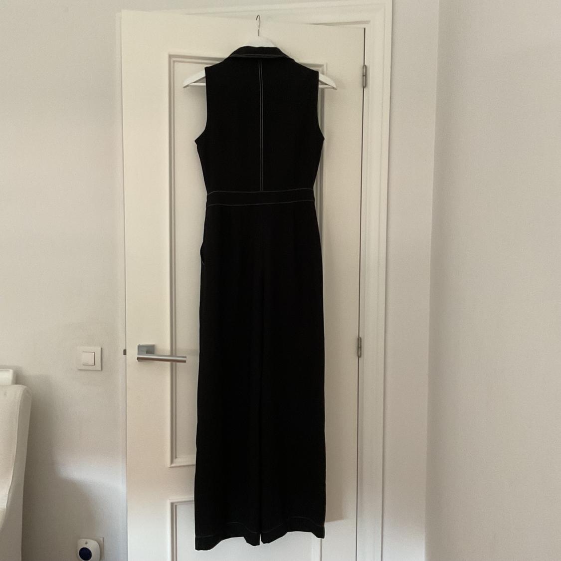 JUMPSUIT WITH CONTRASTING TOPSTITCHING - Image 3