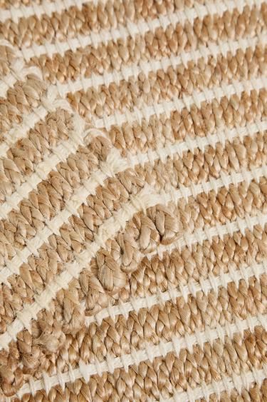 TAPIS JUTE ANTIDÉRAPANT - Écru / Beige de Zara - Image 4