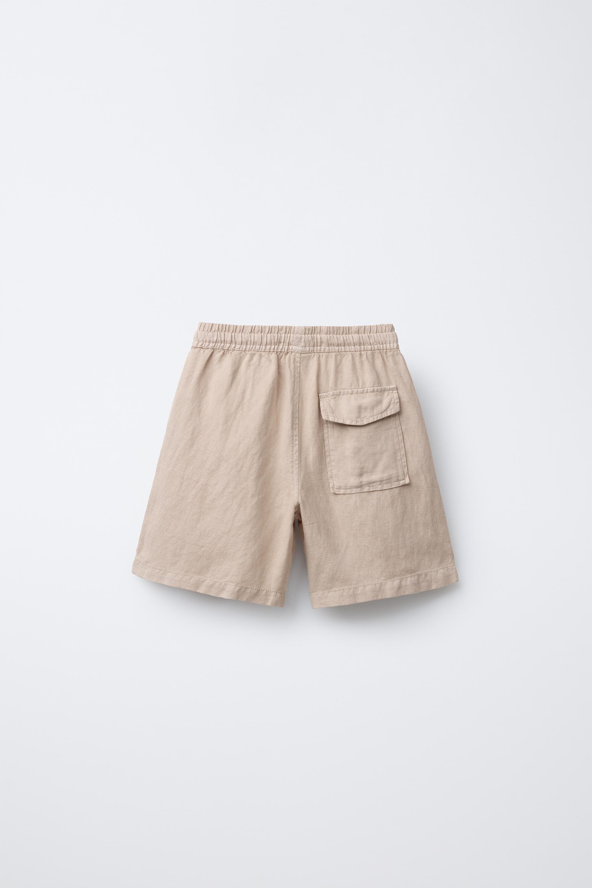 ショートパンツ COTTON AND LINEN BLEND SHORTS Linen Cotton Shorts | 2.5