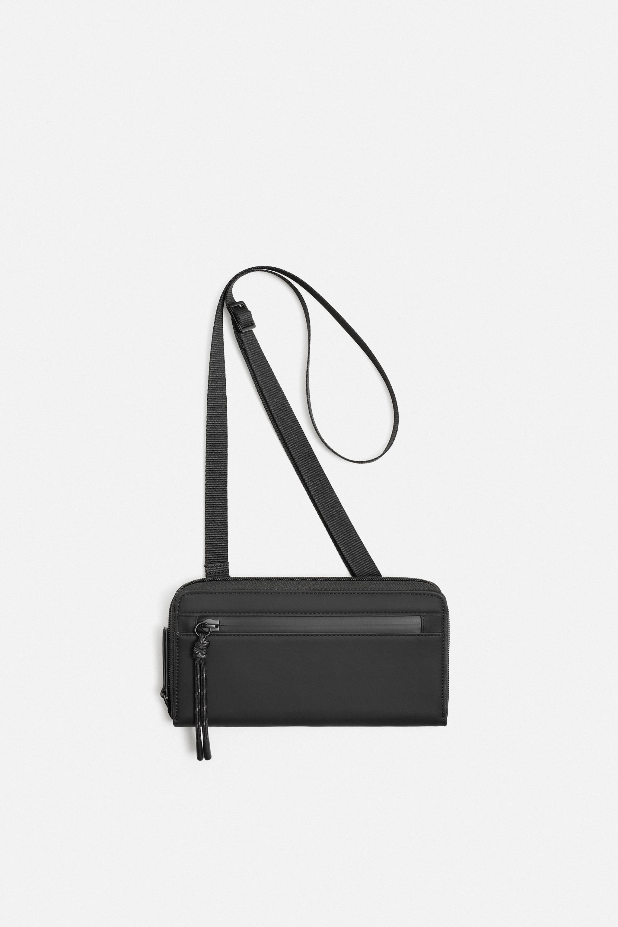 RUBBERISED PURSE - Black | ZARA Australia