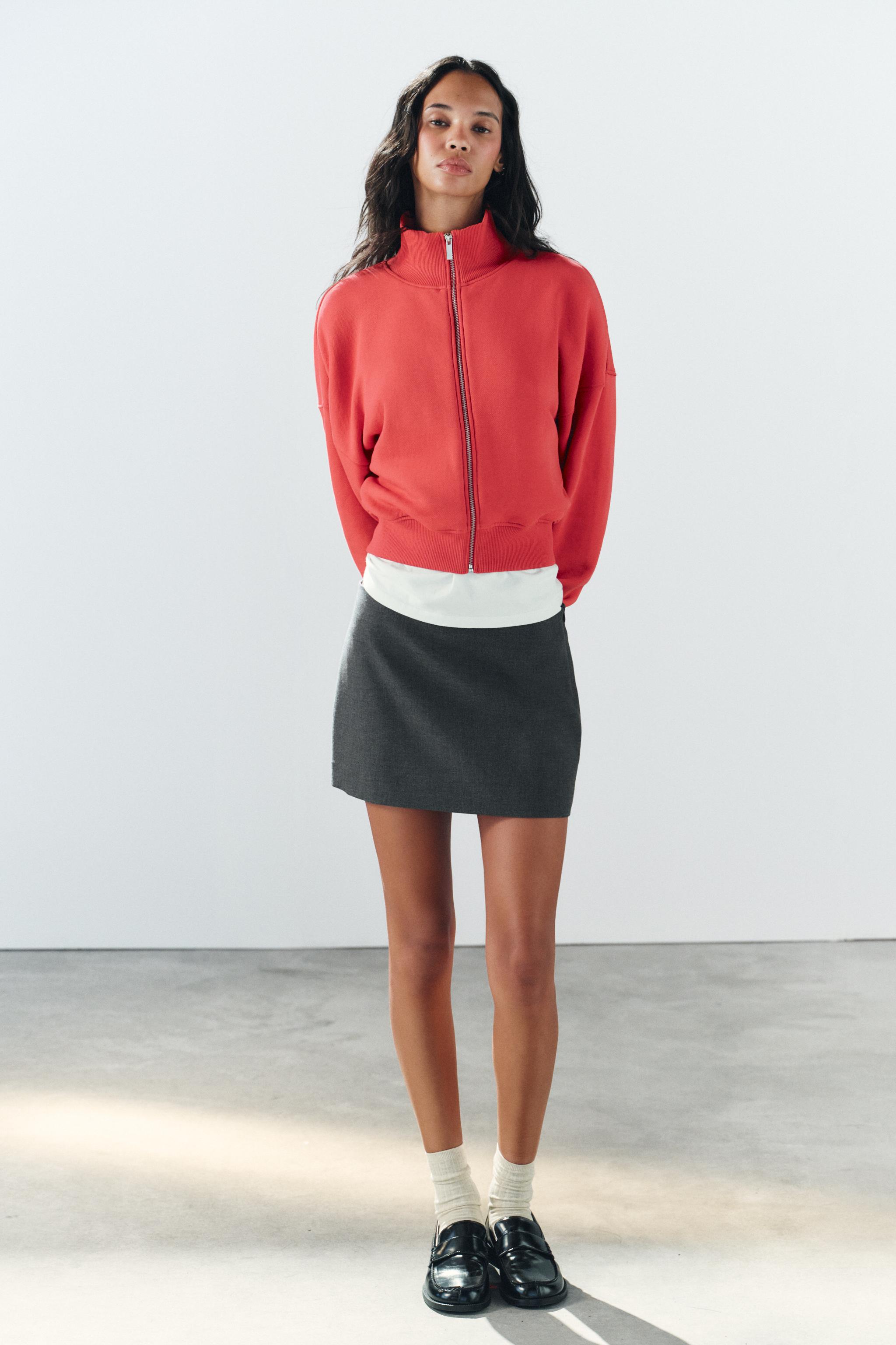 Zara FERMUARLI SWEATSHIRT