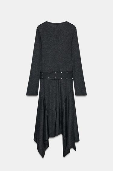 ROBE MI-LONGUE ASYMÉTRIQUE - 831 de Zara - Image 1