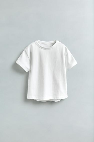 T-SHIRT UNI - Blanc de Zara - Image 5