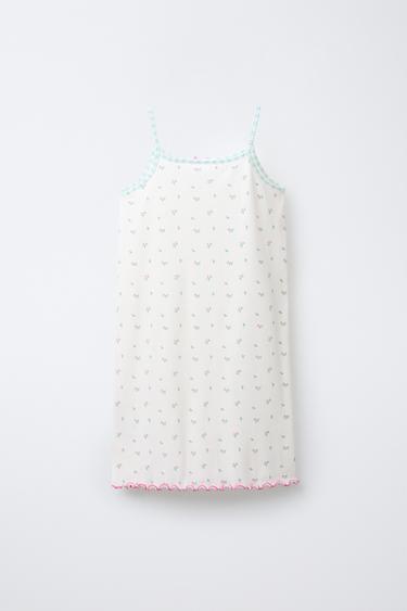 6-14 YEARS/ FLORAL NIGHTDRESS - Ecru by Zara - Image 1