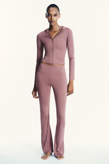 SWEAT SEAMLESS POLYAMIDE - Mauve de Zara