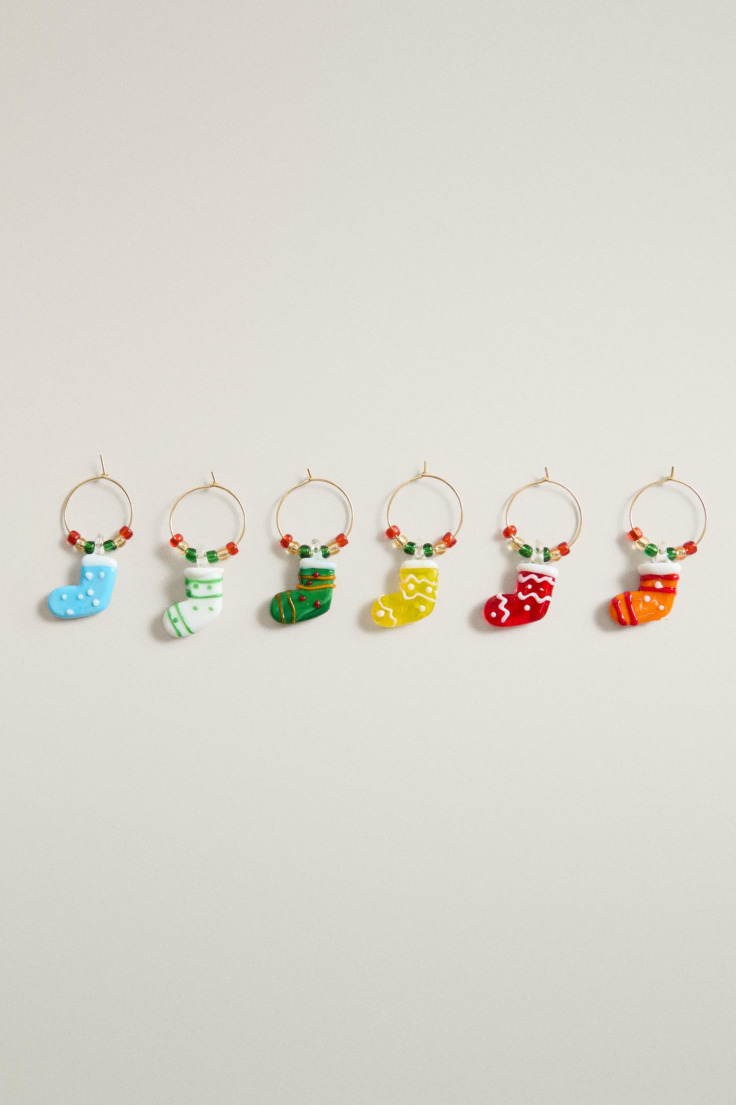 Носки Christmas Glass Charms, 6 шт. — Zara, цвет: Various — фото 1