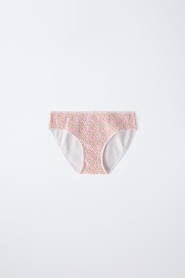 6-14 ANS/ LOT DE SIX CULOTTES PATCHWORK ET FLEURS RIB - Multicolore de Zara - Image 2