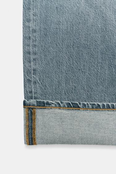 JEAN ZW COLLECTION BAGGY TAILLE MI-HAUTE - Bleu délavé de Zara - Image 8