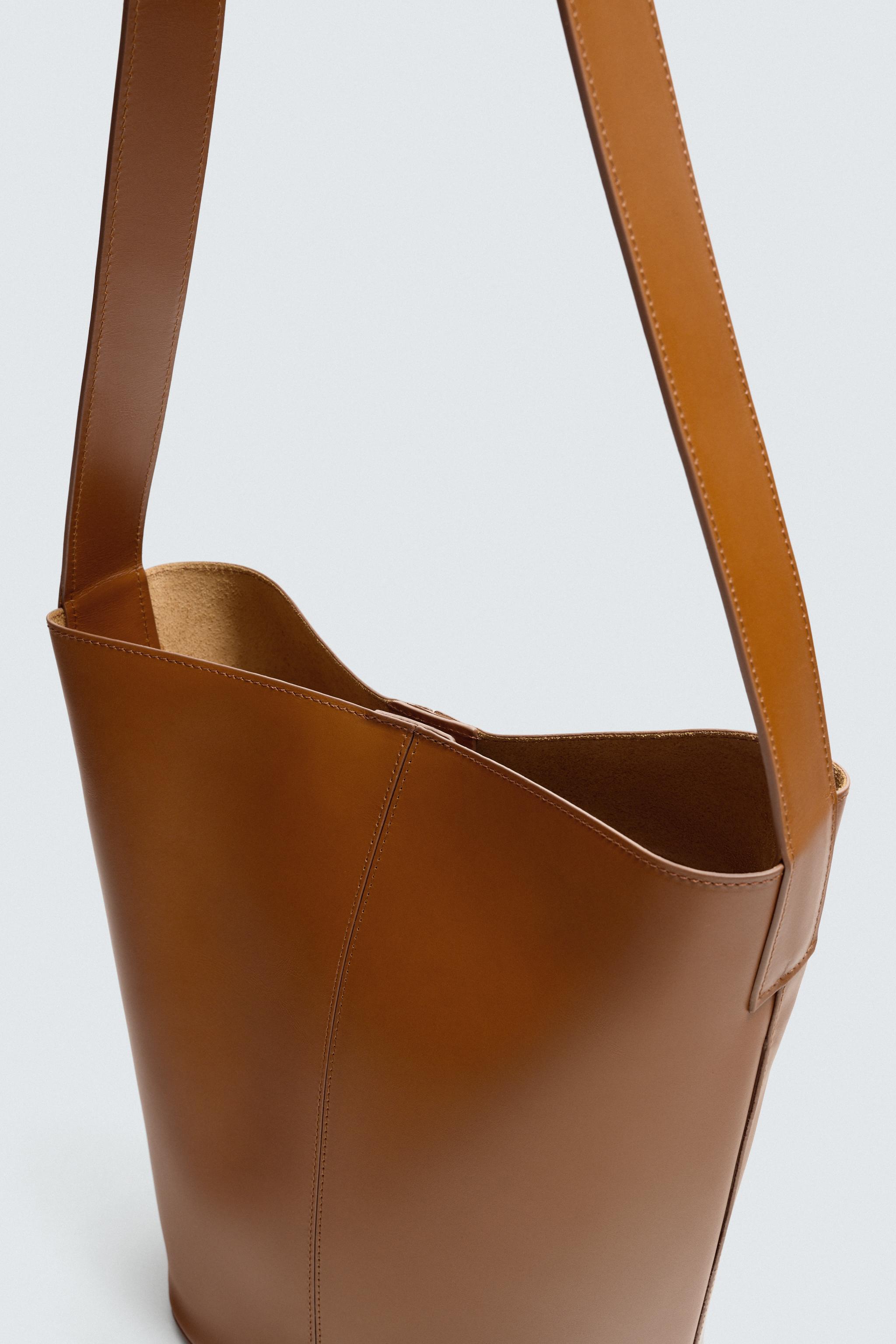 LEATHER SHOPPER BAG LIMITED EDITION - Black | ZARA United States