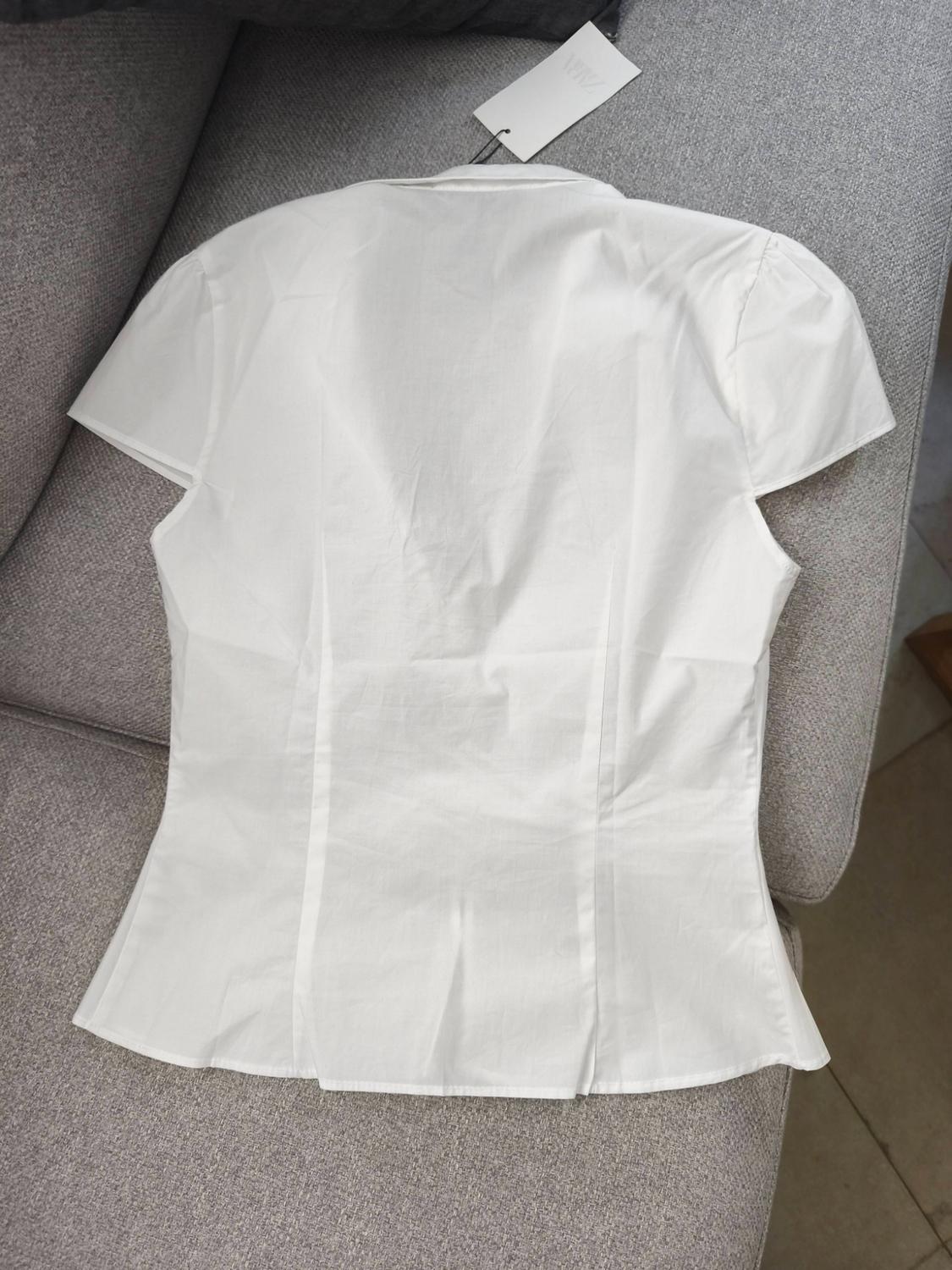 FITTED GATHERED SHIRT - Image 2