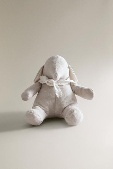 PLUSZOWY SŁONIK MUZYCZNY DLA NIEMOWLĄT - Szary Zara